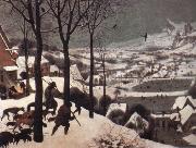 BRUEGHEL, Pieter the Younger The Hunters in the Snow painting